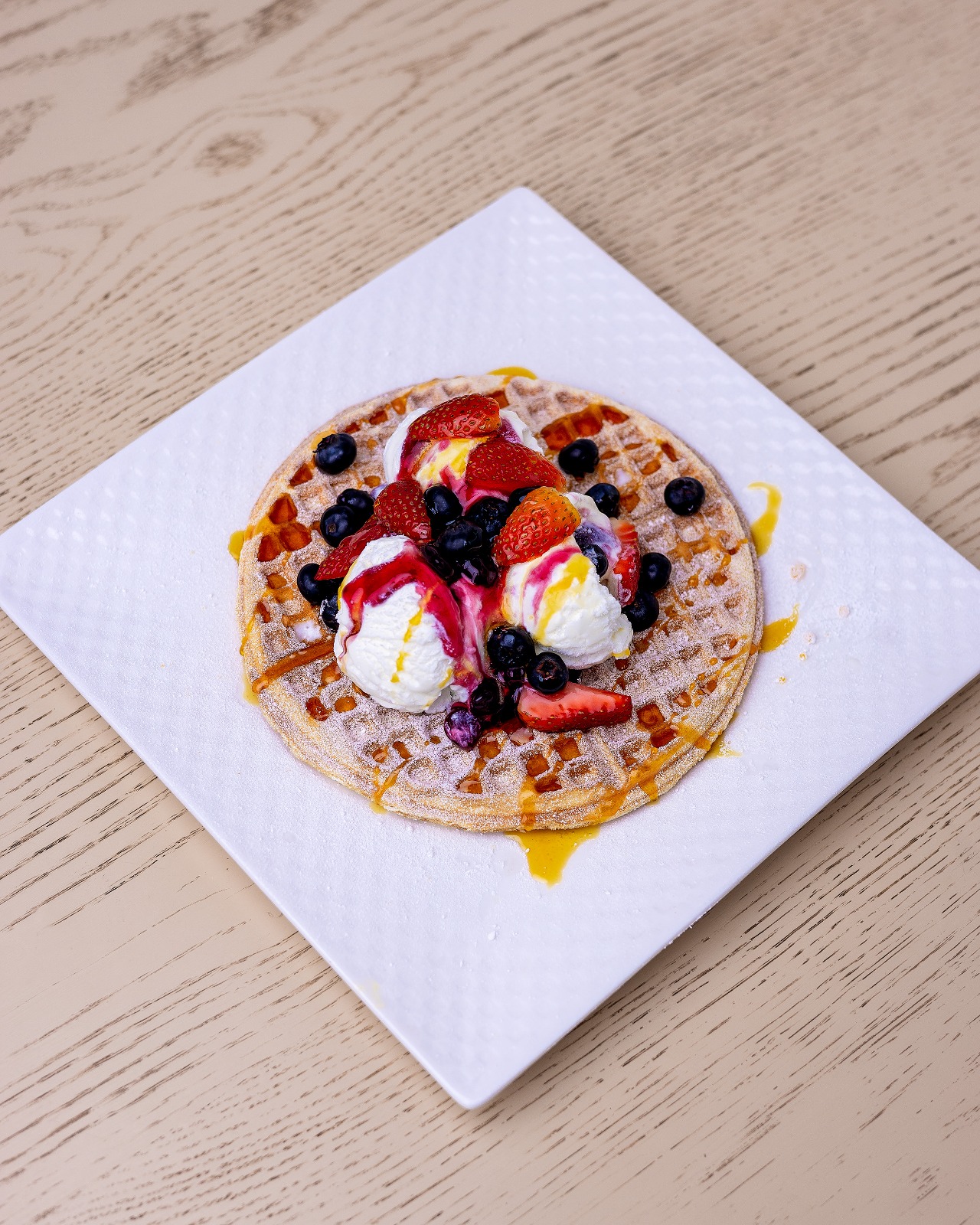 Vanilla Berry Waffle